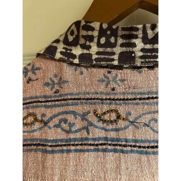 Chico’s Vintage Silk Linen Rayon Sleeveless Blouse - Picture 8 of 10